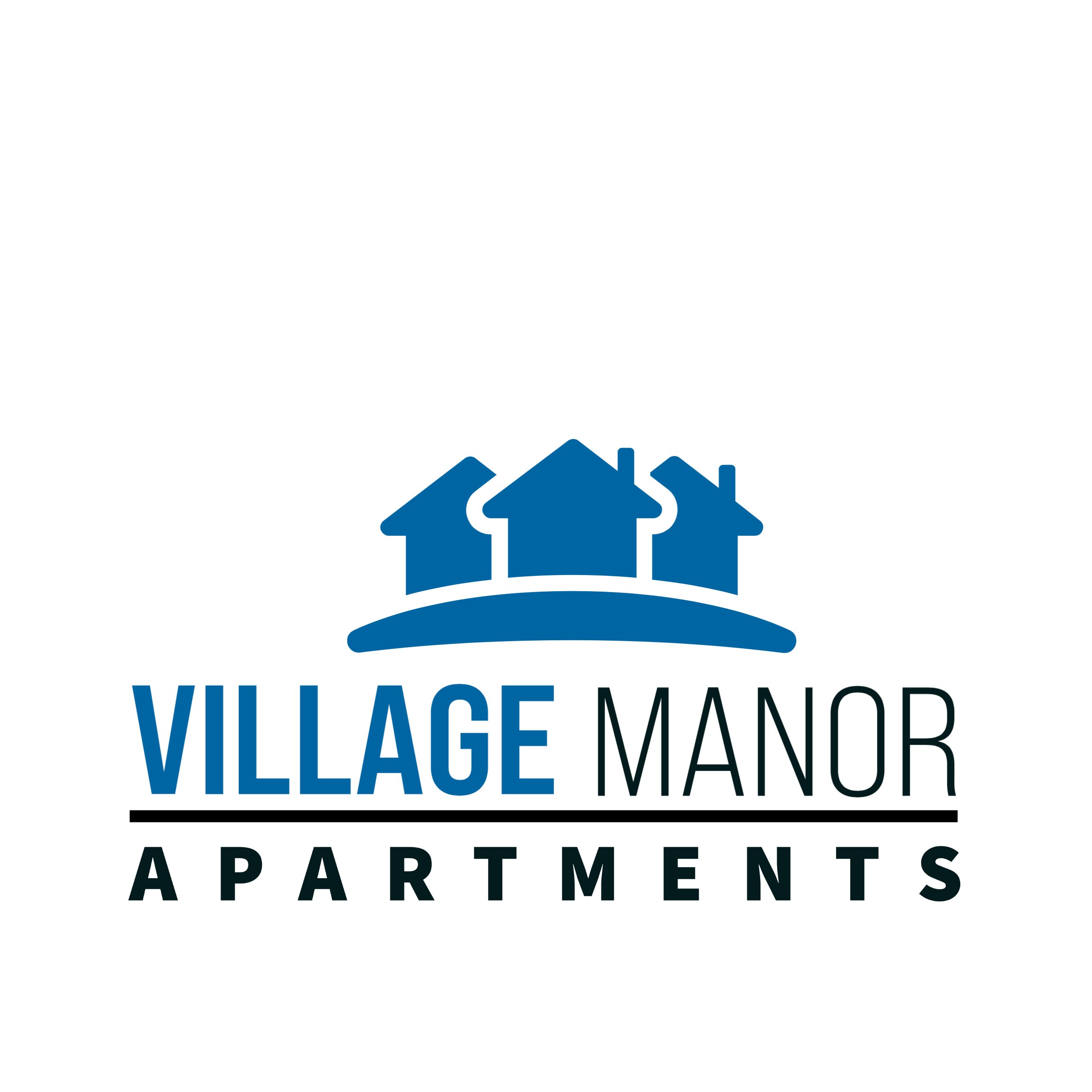 Village manor apartment logo